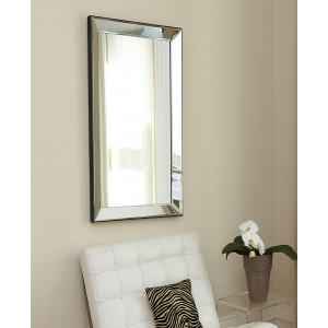 Better Homes and Gardens 19x26 Beveled Mirror on Mirror   557005264